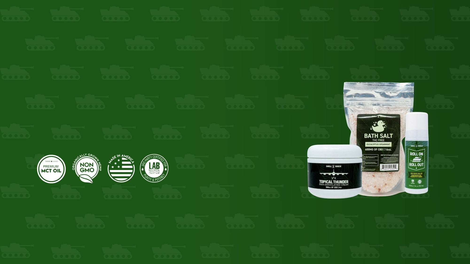 CBD Topical Collection. CBD Roll On. CBD Cream. CBD Bath Salts.