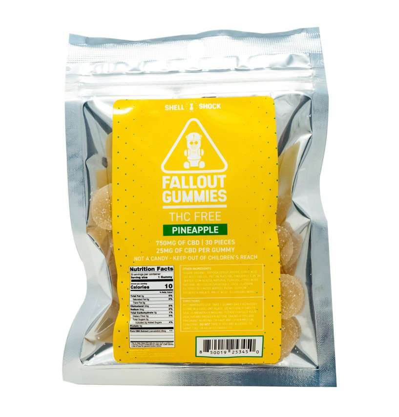 Fallout Gummies Pineapple 30Ct