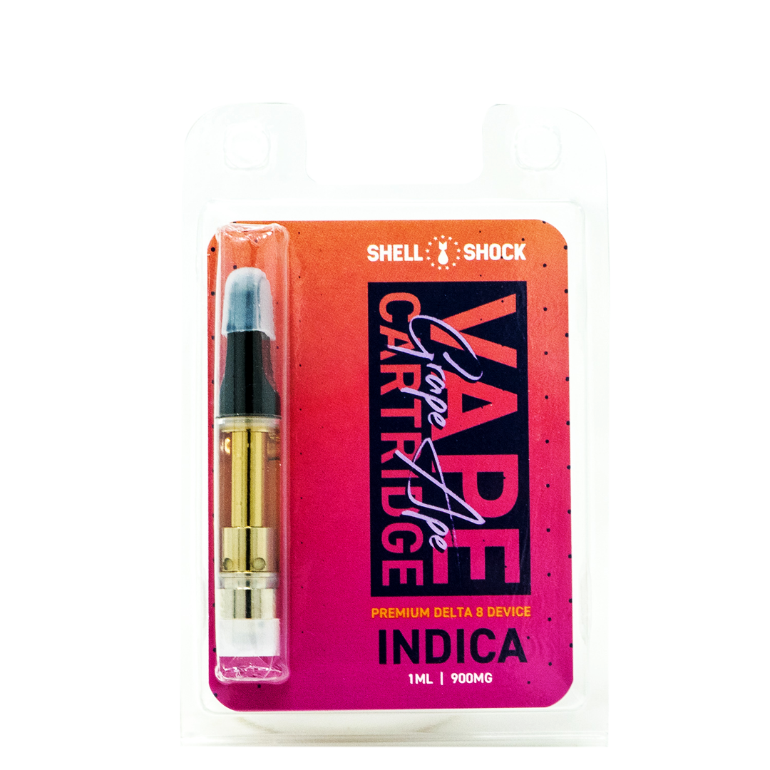 Grape Ape Indica Cartridge Shell Shock CBD Grape Ape Indica Cartridge Shell Shock CBD