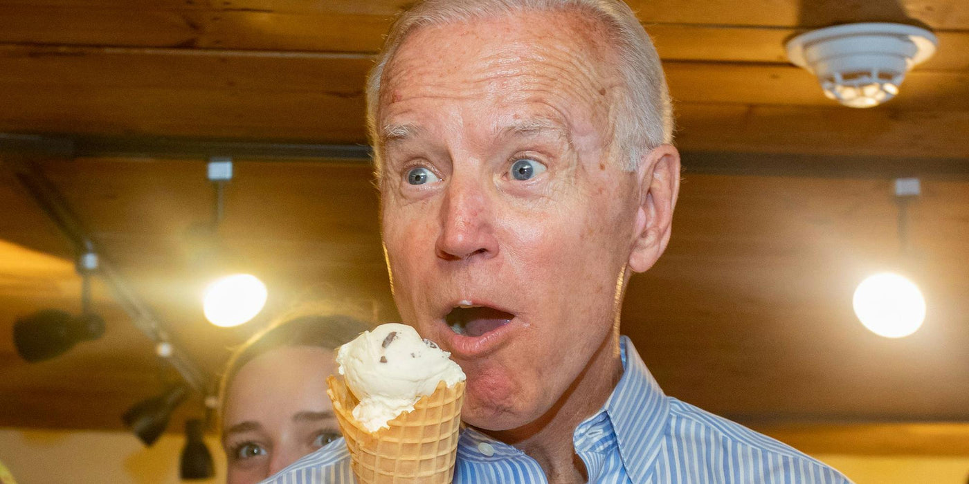 Biden doubles down on his "they're garbage" comment.