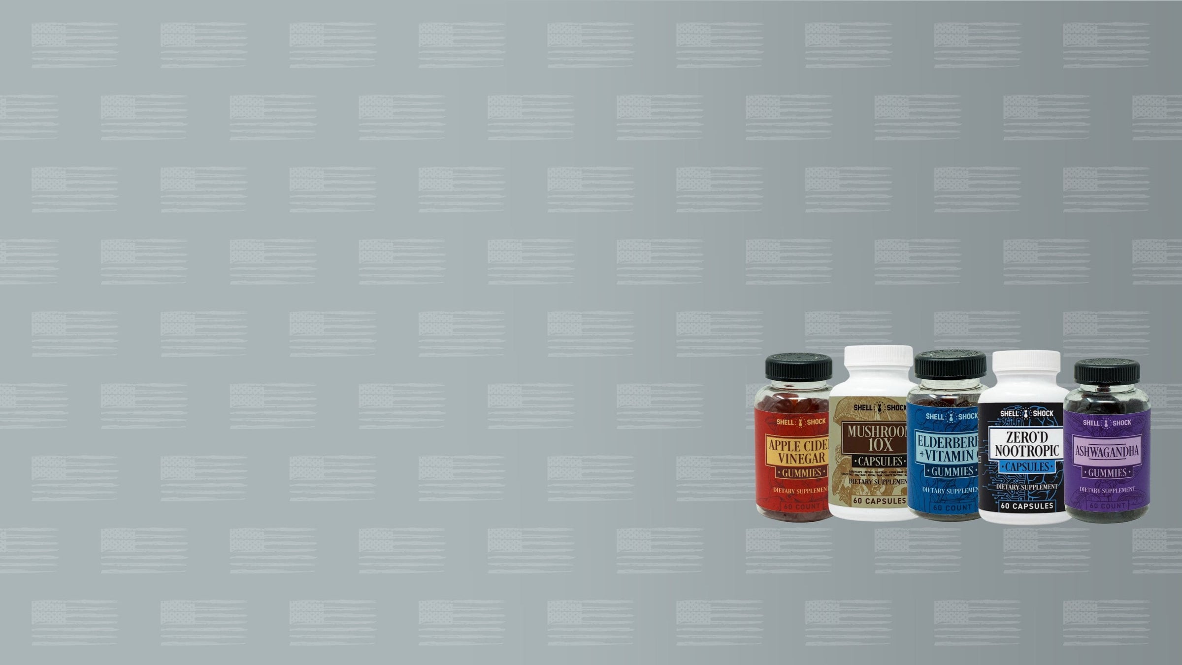 Shell Shock Wellness Products include vitamin and other supplements 