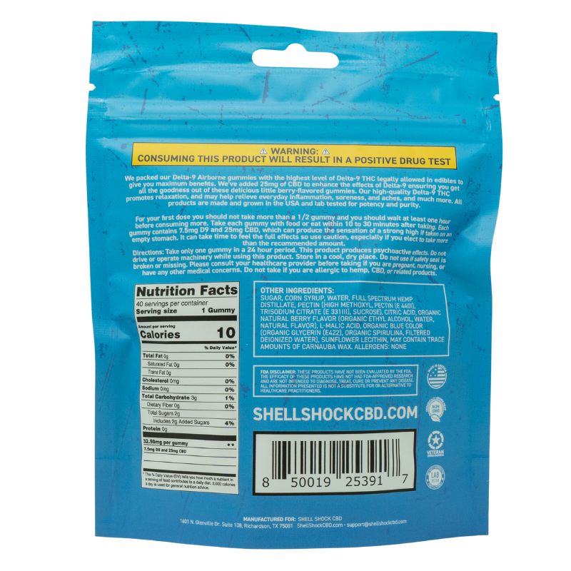 Airborne gummies 40 piece bag of bag