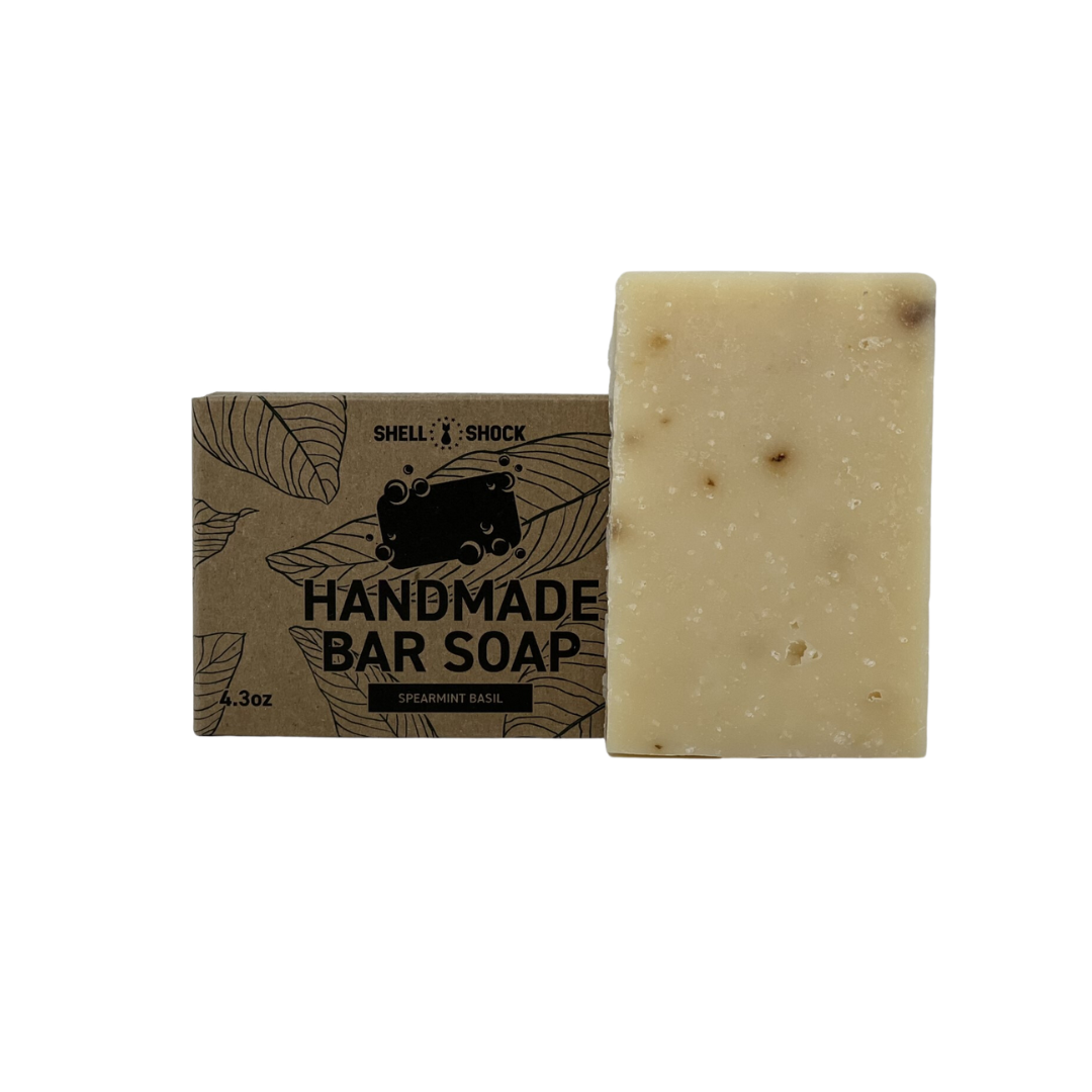spearmint basil bar soap