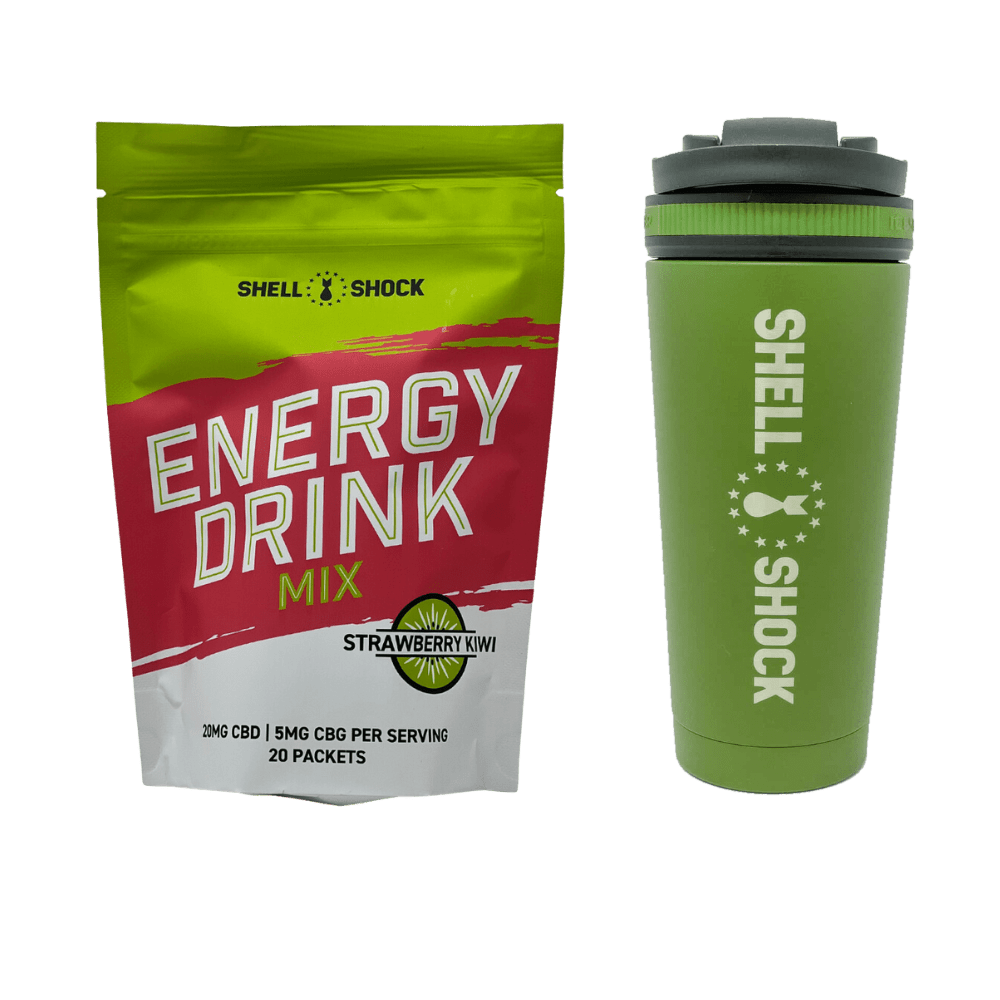 Strawberry mix and shaker