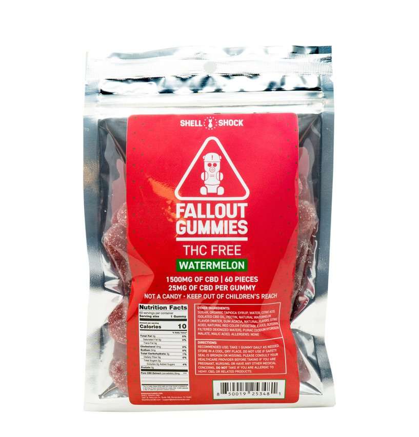 Fallout Gummies Watermelon 60Ct