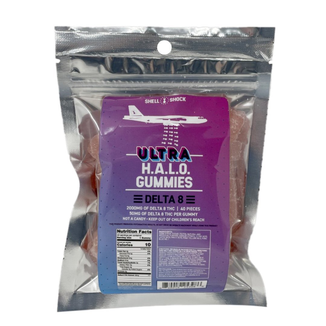 Shell Shock HALO ULTRA Delta 8 Gummies: Twice the Potency, Twice th...