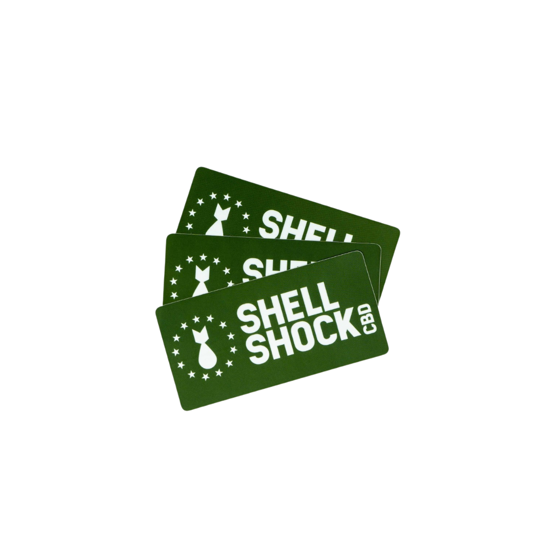 Logo Stickers 3 pack – Shell Shock CBD